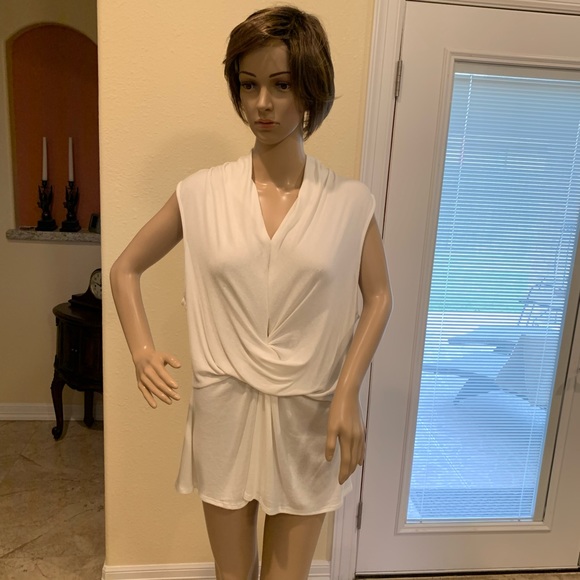 Halston Heritage Tops - Halston Sleeveless Draped front top